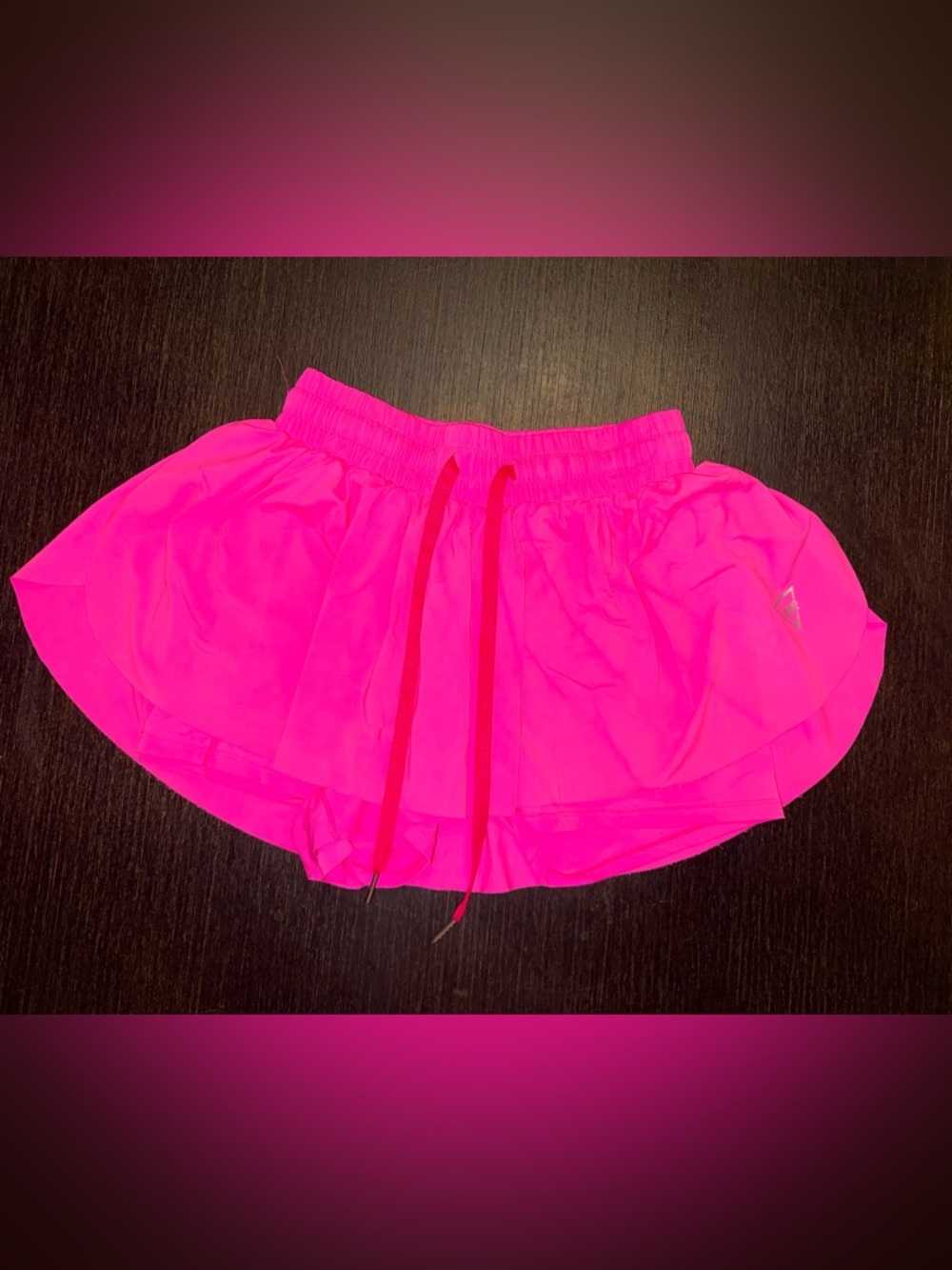 Neon Pink Women’s Size S Athletic Shorts
